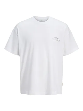 JACK&JONES - JORMONTAUK BACK GRAPHIC TEE SS EA26 MNI Bright White - Gr. - 98