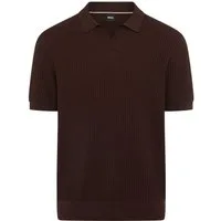 BOSS Kurzarmpullover H-Natalo mit Polokragen, regular fit