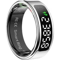 Athlix Fitness-Tracker Smart Ring mit Bildschirm und Touch Fitness Tracker Gesundheitsmanager, Touch-Display, Keine Smartwatch nötig, Wasserdicht