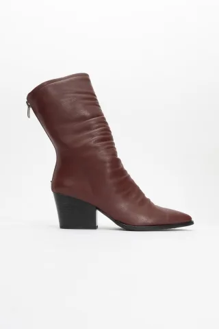 Laval Reißverschluss hinten Blockabsatz Stiefel (Damen)