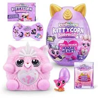 ZURU Plüschfigur Rainbocorns Kittycorn Surprise Serie 7 - Chinchilla-Katze Chai