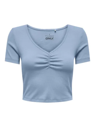 ONLY - ONLBETTY S/S SCALLOP V-NECK CC JRS - Gr. - S