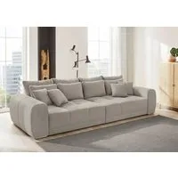 Jockenhöfer Gruppe Big-Sofa Moldau, B. 306 cm, mit Federkernpolsterung, Liegefläche 120x240 cm, Mega-Sofa, mit 4 Zierkissen & Federkern