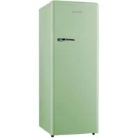 SCHOEPF Vollraumkühlschrank RKS245SGD, 145.6 cm hoch, 54.5 cm breit, LED-Beleuchtung, Retro-Design, 238l Nutzinhalt