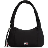 Tommy Jeans Schultertasche TJW CASUAL SHOULDER BAG, Damen Tragetasche, Minibag, mit Zierperlen und Schmuckelementen