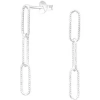 ALEXANDER YORK Paar Ohrstecker KETTENGLIEDER, 2-tlg., 925 Sterling Silber