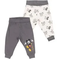 United Labels® Stoffhose Disney Mickey Mouse Baby Hose Babyhose Babykleidung (2er Pack)