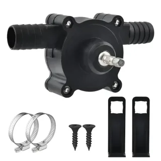 Drill Powered Liquid Transfer Pump Self Priming Compact Portable Lightweight Water Oil Diesel Pump High Efficiency Handh