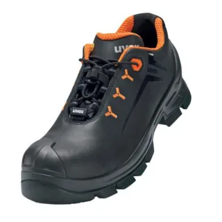 uvex 2 MACSOLE® Sicherheitsschuh S3L Halbschuh Leder Größe 43 Weite 10 schwarz/orange 43 - 6522143