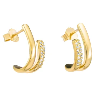 Orphelia 'Emily' Tropfenohrringe aus 925er Sterlingsilber für Damen - Gold ZO-7581/G