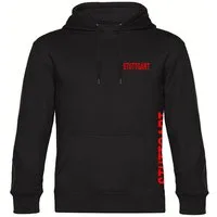 multifanshop Kapuzensweatshirt Stuttgart - Brust & Seite - Hoodie