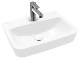 Villeroy & Boch Handwaschbecken O.novo 500x370mm Eckig 1HL. ohne Überlauf Weiß Alpin, 43445101 43445101