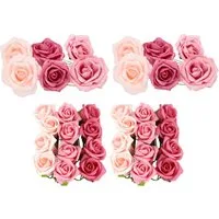 Kunstblume Pick Soft-Rosen, I.GE.A., Höhe 8 cm, 36er Set