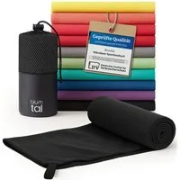 Blumtal Sporthandtuch Mikrofaser Handtuch - kompakte Mikrofaser Handtücher, Mikrofaser (inkl. Transporttasche, einzeln oder als Set verfügbar, 1-St), ultra leicht & schnelltrocknend, Reisehandtuch, Strandhandtuch