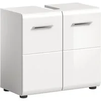 furnling Waschbeckenunterschrank Ivy Badunterschrank mit 2 Türen & Ausschnitt, MDF Front, Stauraumschrank