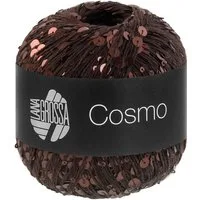 LANA GROSSA COSMO Häkelwolle, 260 m (Beilaufgarn aus Baumwolle mit großen und kleinen Pailletten), 100 g