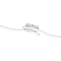Reality Leuchten LED Deckenleuchte Route, LED fest integriert, Warmweiß, moderne Deckenlampe 2-flammig, LEDs mit 2x 500 Lumen