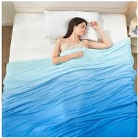 Elegear Sommerbettdecke Sommerdecke 150x200 kühldecken zum schlafen mit kuehlung Arc-Chill3.0, Füllung: DARCON 3D-Hohlfasern + Jade-Masterbatch, Bezug: 100% Arc-Chill Kühlgewebe (japanisch), Kühlende Bettdecke aus Kühlfasern, superweich, antiallergis