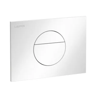 Laufen Betätigungsplatte SUNRISE INEO mit Zweimengenbetätigung weiß, H9001120000001 H9001120000001