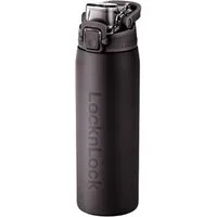 LocknLock Thermoflasche Edelstahl-Thermoflasche 720 ml, One-Touch, Tragegriff, rutschfest, auslaufsicher, kohlensäuregeeignet