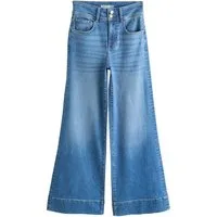 Next Stretch-Jeans Hochbund-Jeans mit weitem Bein und Stretch (1-tlg)
