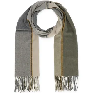 Halsüberkopf Accessoires - 65x180 Schal Karo khaki - Gr. - OS