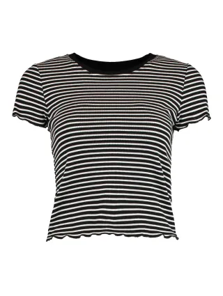 HaILYS - SS V TP Lo44u offwhite/black stripe - Gr. - XL