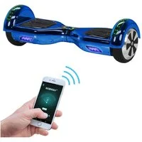 Robway Balance Scooter 6.5” Hoverboard W1 - 700 Watt mit LED Licht & Bluetooth Player, 700,00 W, 15,00 km/h, (Hoverbaord für Kinder, 1 tlg., Hoverboard, Balance Scooter, Skateboard, Elektro Scooter, Balanceboard), Self-Balance-Scooter, Bluetooth, Rob