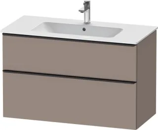 Duravit D-Neo Waschtischunterbau wandhängend Basalt Matt 1010x462x625 mm - DE43630BD430000 DE43630BD430000