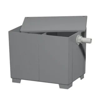 Bertrams Neutralisationsbox 16BOX mit Granulat und integriertem Siphon