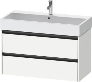 Duravit Ketho.2 Waschtischunterbau wandhängend Weiß Matt 984x460x549 mm - K25278018180000 K25278018180000