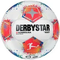 Derbystar Fußball Bundesliga Brilliant Replica v25 (Saison 2025/2026) weiss/blau/rot