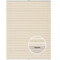 ondeco Plissee Basic Thermo, ohne Bohren, verspannt, Klemmträger mit Feststellschraube
