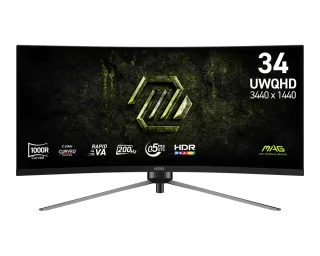 MSI Mag 345Cqrf E20 86.36 UWQHD 16 DP HDMI | 9s6-3dd14h-030 | Flachbildschirm (TFT/LCD) - 86,4 cm