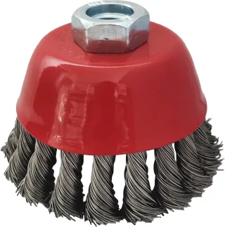 KS Tools Rostfreie Stahldrahttopfbürste 0,5mm - 340.0027