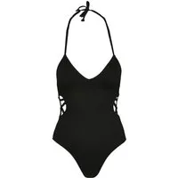 URBAN CLASSICS Monokini Urban Classics Damen Ladies Rib Swimsuit