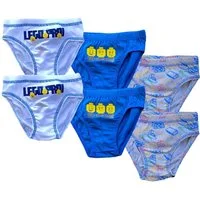 LEGO® Schlüpfer Lego® Unterwäsche Set Jungen 4-10 Jahre 6X Unterhosen 104 116 128 140
