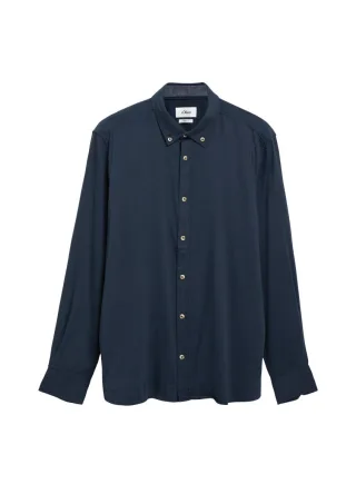 s.Oliver Red Label - Langarmhemd Regular Fit blau - Gr. - M
