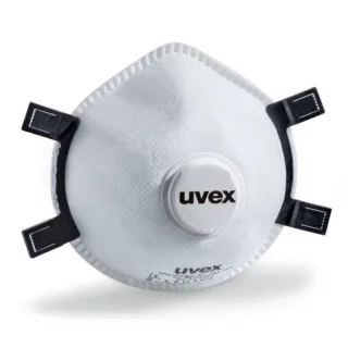 uvex silv-Air e Atemschutzmaske 7317 FFP3 mit Ausatemventil - 5 Stück - 8787317