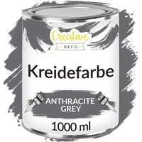 Creative Deco Kreidefarbe Kreidefarbe für Möbel Möbelfarbe Landhaus Vintage Matt Abwaschbar