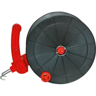 Kerbl Euro Haspel BIG mit Metallhaken schwarz/rot - 441042