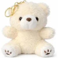 soma Schlüsselanhänger Plüsch Bär Schlüsselanhänger 13cm Weicher Kuschelhase mit Metallring (Set, 1-tlg., Geschenk-Set), Weicher Mini-Teddybär Anhänger für Schlüssel, Tasche oder Rucksack