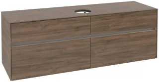 Villeroy & Boch Waschtischunterschrank Collaro C049B0 1600x548x500mm mit Beleuchtung C049B0VH