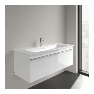 Villeroy & Boch Venticello Waschtisch 4104CLR1 120x50cm, weiss Ceramicplus, mit Hahnloch