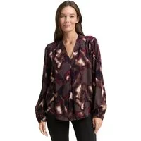 TOM TAILOR Klassische Bluse mit All-Over Print