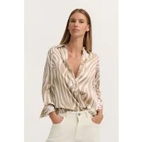 bugatti Hemdbluse Modern Fit bedruckt aus Viskose