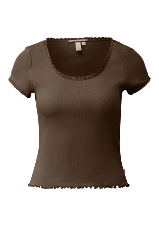 qs - T-Shirt braun - Gr. - XL