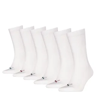 PUMA Socken "PUMA UNISEX CUSHIONED NEXT CREW 6P ECOM" 6 Paar, mit Logoschriftzug an der Rückseite