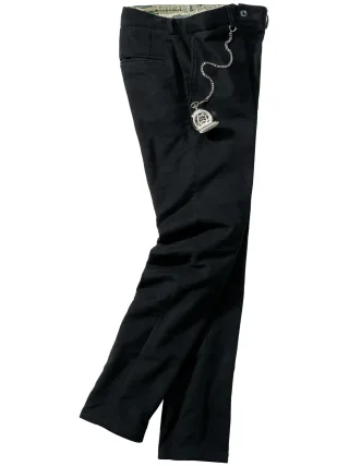 Mey & Edlich Herren Ernst-Mey-Hose 1896 Schwarz Obermaterial: 98 % Baumwolle, 2 % Elasthan