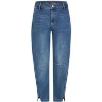 Buena Vista 7/8-Jeans ? Damen Barrel Jeans - Stretch ? 7/8 Denim mit Schlitzen ? Alltagsjean